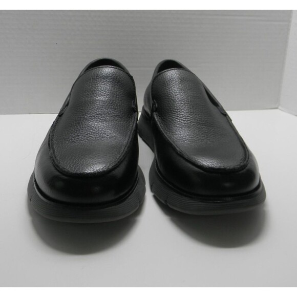 Skechers Ossie Loafer Black Leather goga mat Air cooled Memory Foam NWOT main image 5